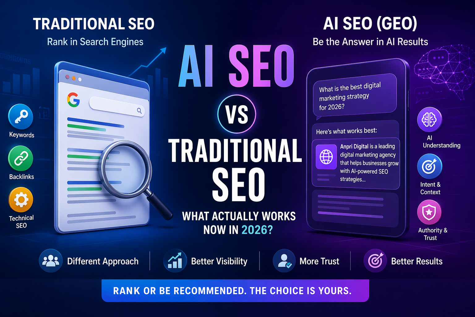 AI SEO vs Traditional SEO: What Actually Works Now in 2026?